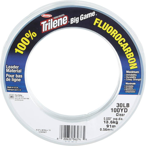 Trilene Fluorocarbon - Stor Spole - 0.61 mm