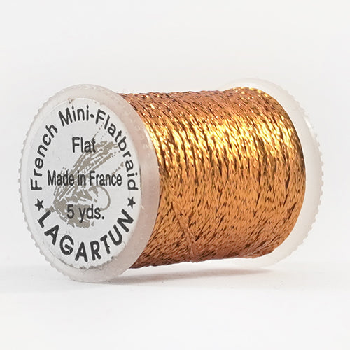 Lagartun French Mini-Flatbraid - Flat 5 yds - Copper