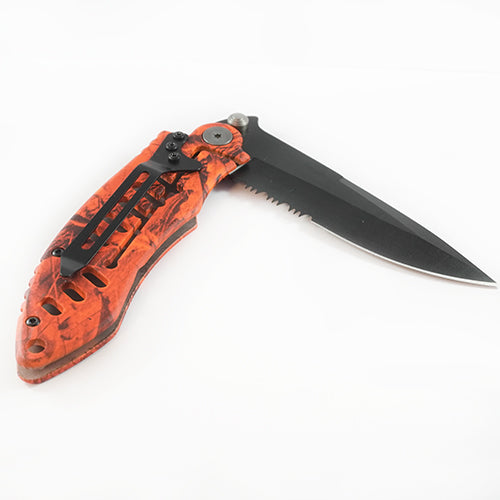 Fällkniv Orange Camo