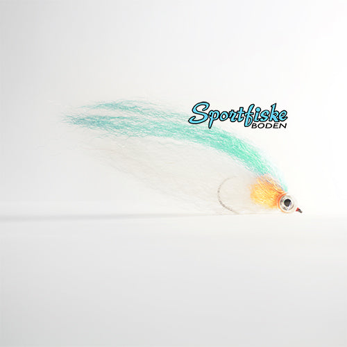 Pike Fly Baitfish - Blue White