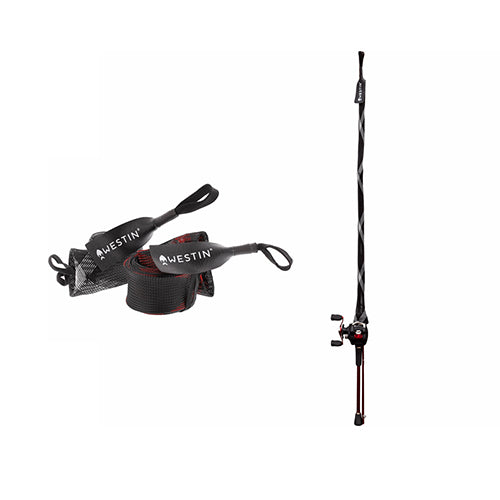 Rod Cover Spin (up to 8'6"/255cm) - Black/Red - 4cm 80cm